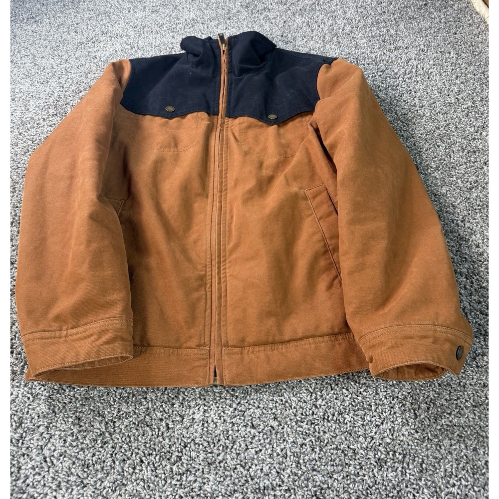 Pendleton Gallatin Bomber Jacket Men's Size Medium Beige Full Zip Outdoor